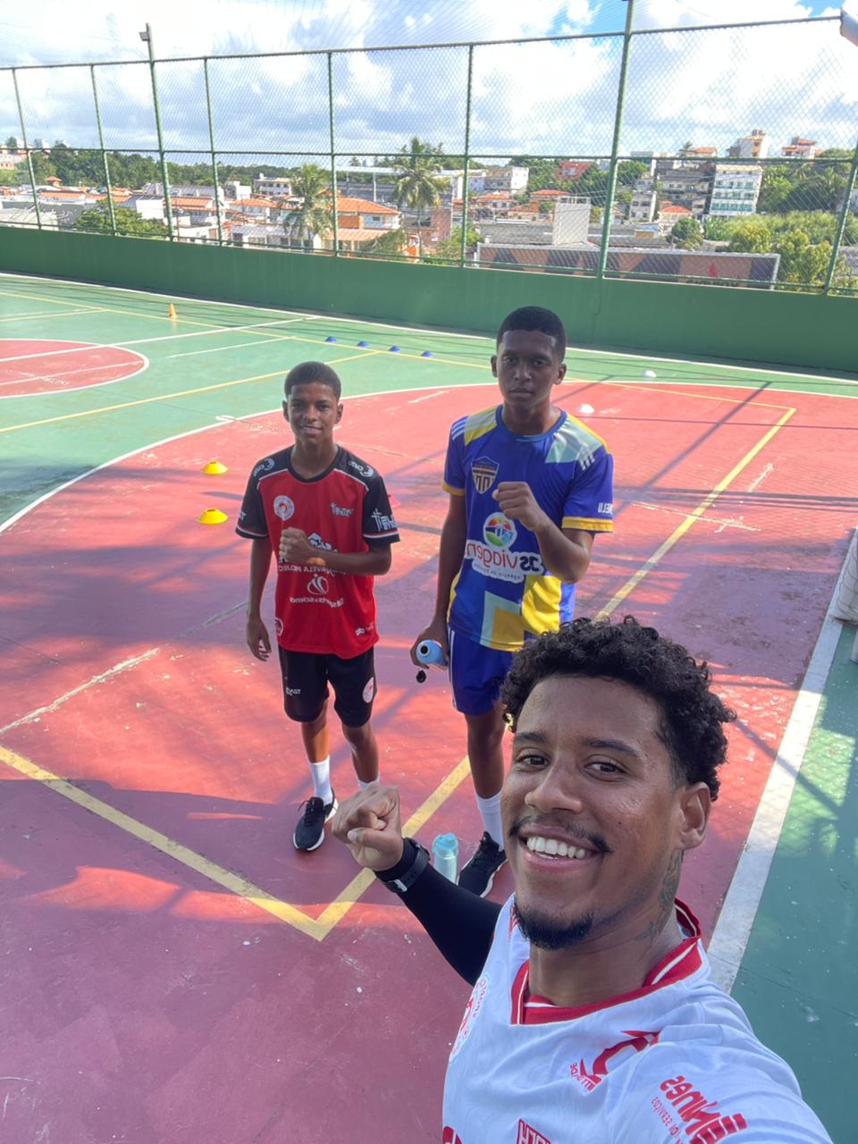 Felipe com aluno — FF Performance